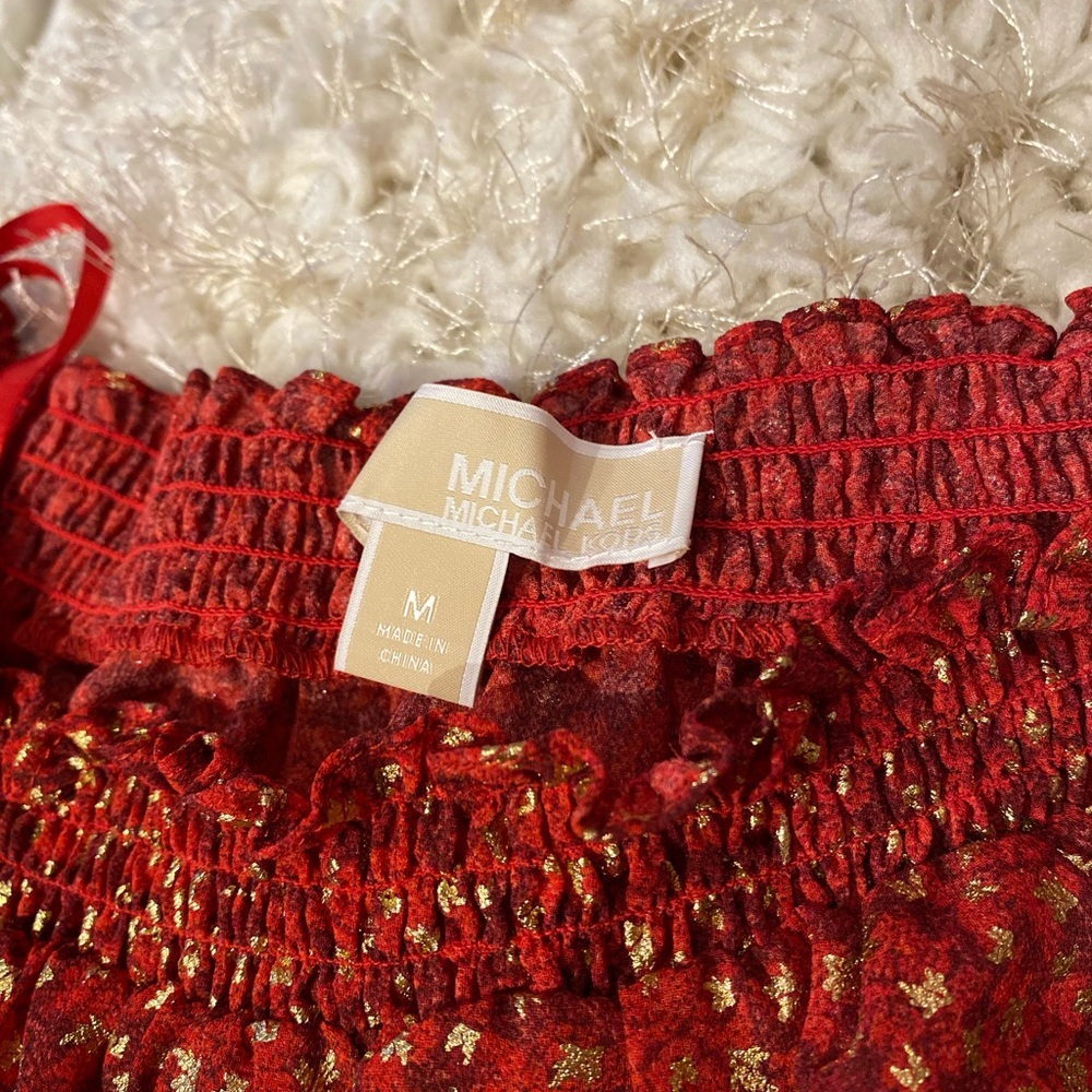 Michael kors off shoulder blouse size M